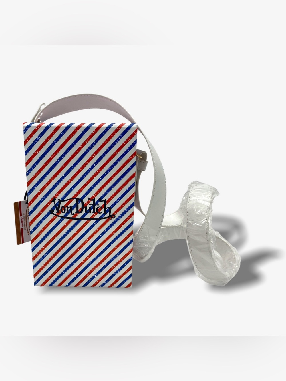 NWT Von Dutch Barbershop BOX Crossbody Bag